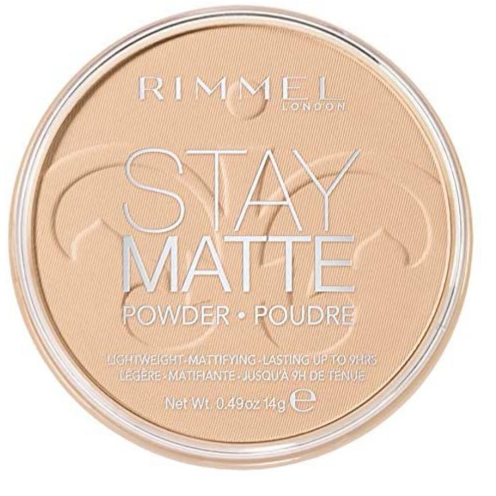 Rimmel Stay Matte Pressed Powder Creamy Natural, Pack of 2